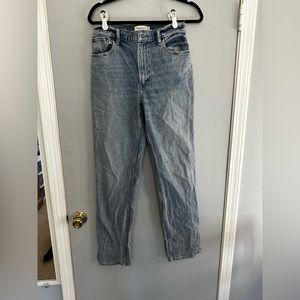 Abercrombie & Fitch, The 90's Straight High Rise, Size 27/4R